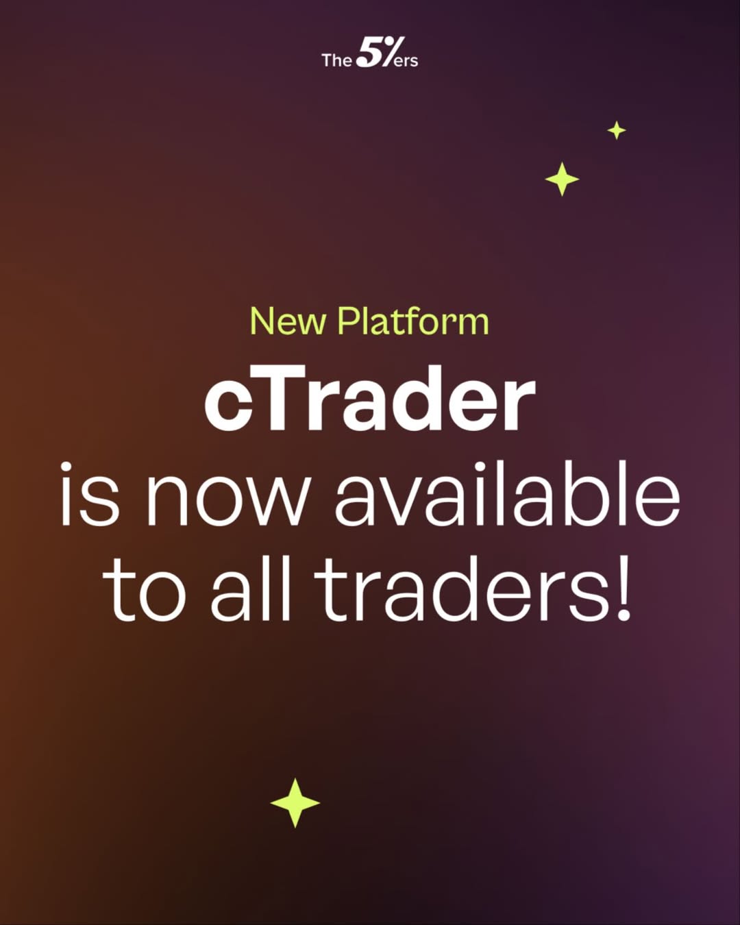 The5%ers Now Offers cTrader as New Platform Option
